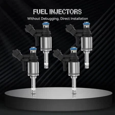 4pcs Fuel Injectors For Peugeot 207 2008-2014 Mini Cooper S 2007-2009 1.6L