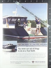 2006 ADVERTISING for True North Explorer Sport 33 38 45 trawler motor yacht boat