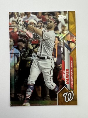 2020 Topps Update Series - Home Run Derby Gold Foil #U-255 Bryce Harper