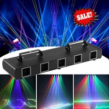 UKING 5Lens RGBYC laser stage lighting 5IN1 Beam DJ Party Disco Show Light