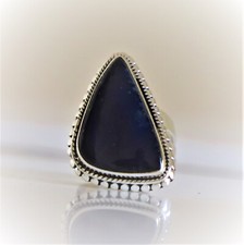 IOLITE SUNSTONE NATURAL GEMSTONE 925 SOLID STERLING SILVER JEWELRY RING 3 TO 12
