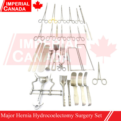 150 Pcs Major Hernia Hydrocoelectomy Surgery Set High Quality Stainless DS-1668