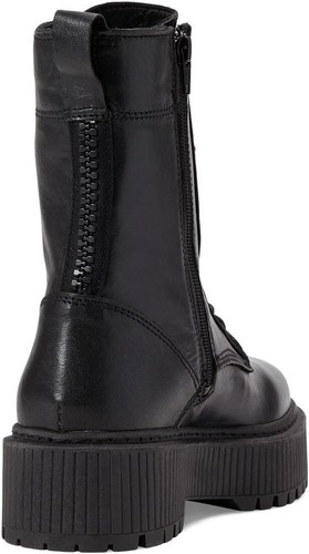 Women's Eric Michael Sage Waterproof Lace Up Side Zipper Leather Boot Black - Picture 3 of 5