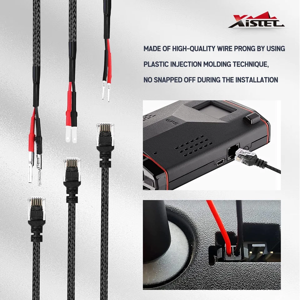 16.5" Radar Detector Hardwire Power Cord Mirror Wire Plug Tap Compatible with... - Image 2 of 4