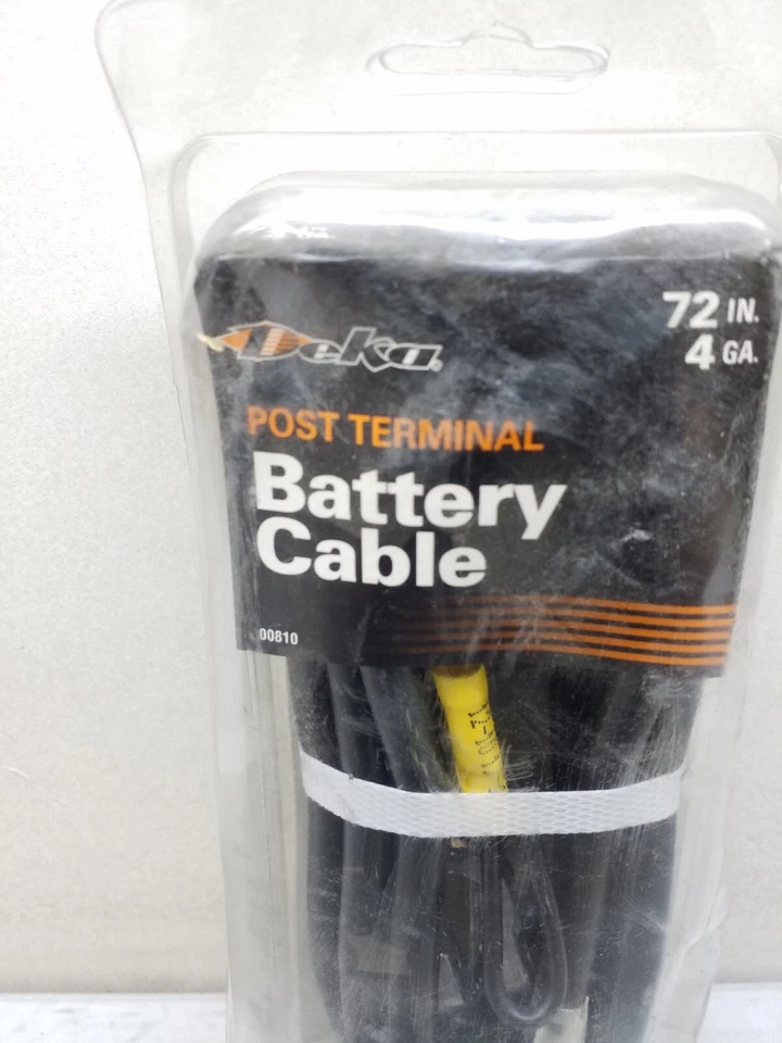 00810 Deka East Penn Post Terminal Battery Cable 72in 4 Ga Free Shipping - Image 2 of 4