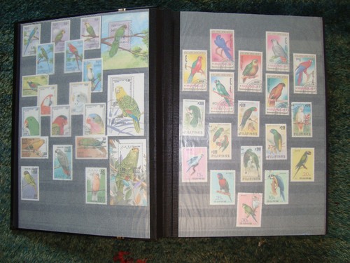 Colección de estampillas de Worldwide Álbum Birds de 1961 - Imagen 2 de 11
