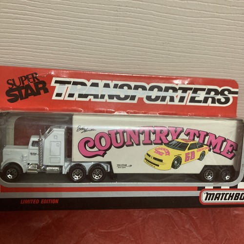 Semirremolque y remolque Nascar Matchbox Super Star Transporters Country Time Racing - Imagen 1 de 11