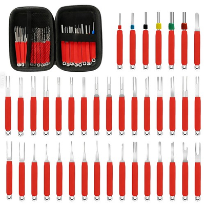 #ad #ad 39 PCS Auto Terminal Pin Removal Tool Kit Wiring Harness Connector Depinning Set $13.98