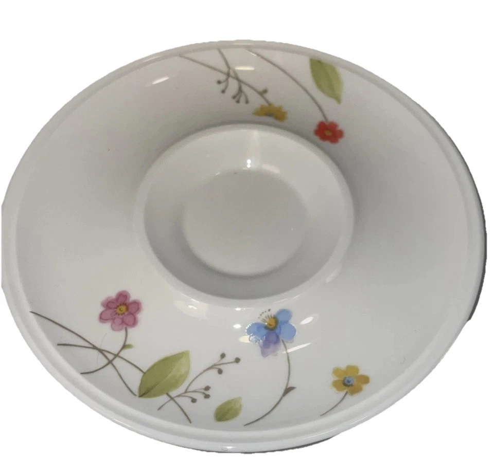 Mikasa Just Flowers Demitasse/tazas de té y platillos juego de 6 piezas Bone China A4-182 Japón Foto 3 de 4