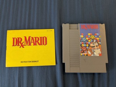 Dr. Mario (Nintendo Entertainment System, 1990) NES with Manual