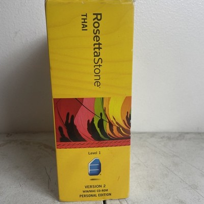 Rosetta Stone V2: Thai Level 1 for Windows and Mac SEALED
