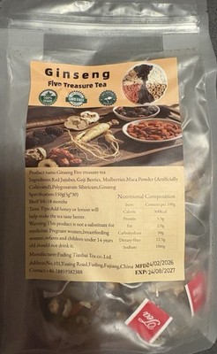 30pcs Ginseng Five treasure tea , Kidney tea ,liver tea , red date kidney health