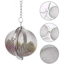 Durable 2.1-Inch Stainless Steel Mesh Tea Ball Infusers – Ideal for Loose Leaf