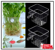 2 Pack Clear Aquarium Plant Holder Top Hanging Fish Tank Plant Holders Fits up t
