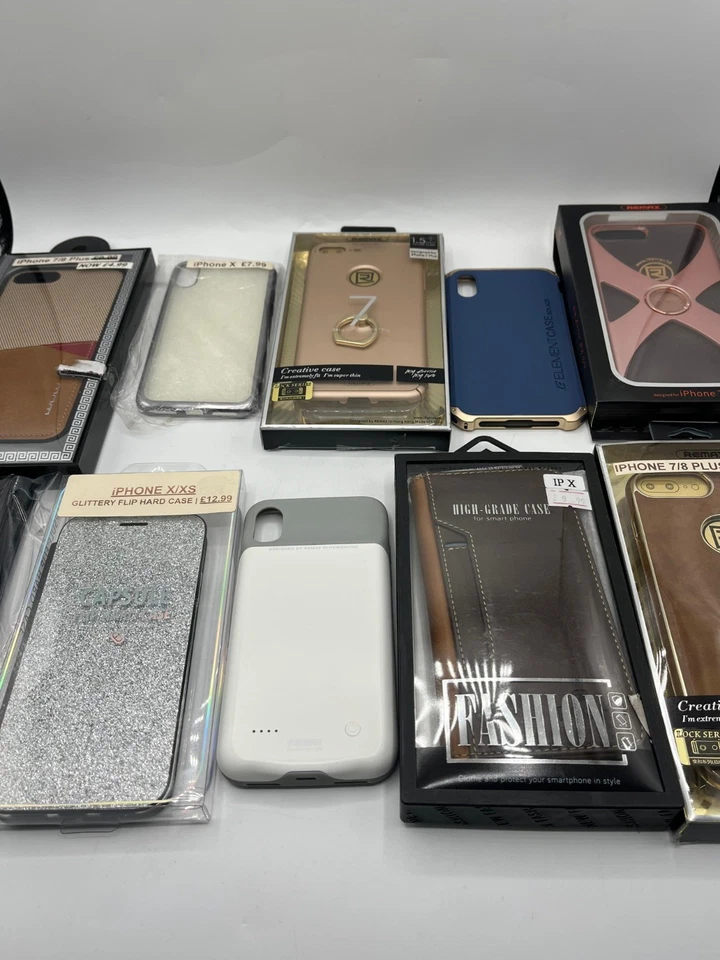 Job Lot Box Of Mixed iPhone 7, 7/8 Plus, X/XS Cases ~ 100 Cases - Image 3 of 4