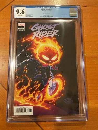 Ghost Rider #1 Marvel Comics CGC Graded 9.6 Skottie Young Variant Cover LGY#247
