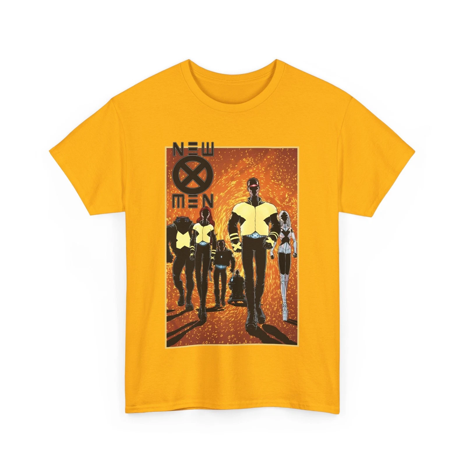 New X-Men T-Shirt - Frank Quitely Art - Wolverine, Cyclops, Jean Grey - Marvel