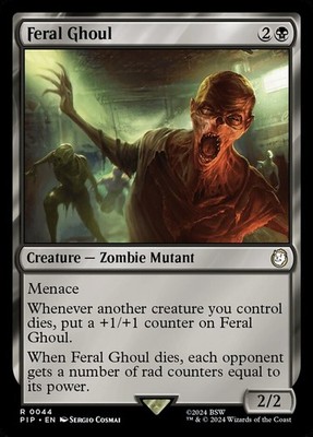 Feral Ghoul - #44 - Universe Beyond: FALLOUT - NM MTG