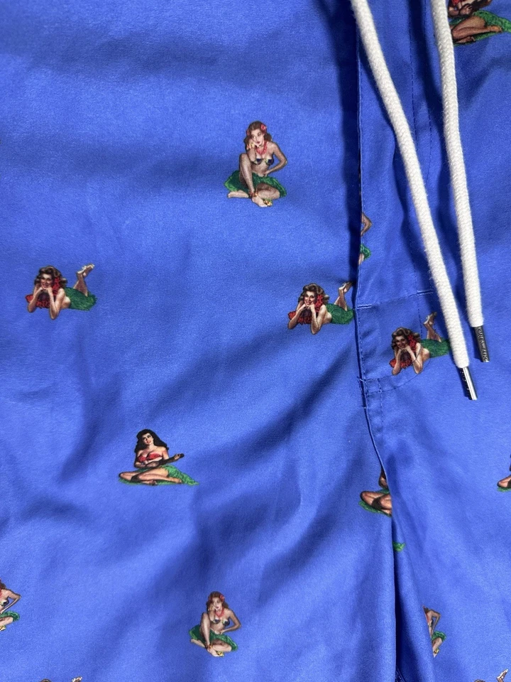 Pantalones Cortos de Carga Daniel Cremieux Para Hombres Equipo de Surf Azul Hula Niñas Talla XL Foto 3 de 4