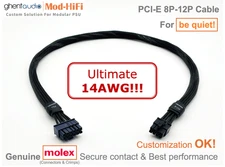 ⚡️Ultimate 14AWG PCI-E GPU 8-Pin Cable for be quiet! Dark Straight Pure Power...