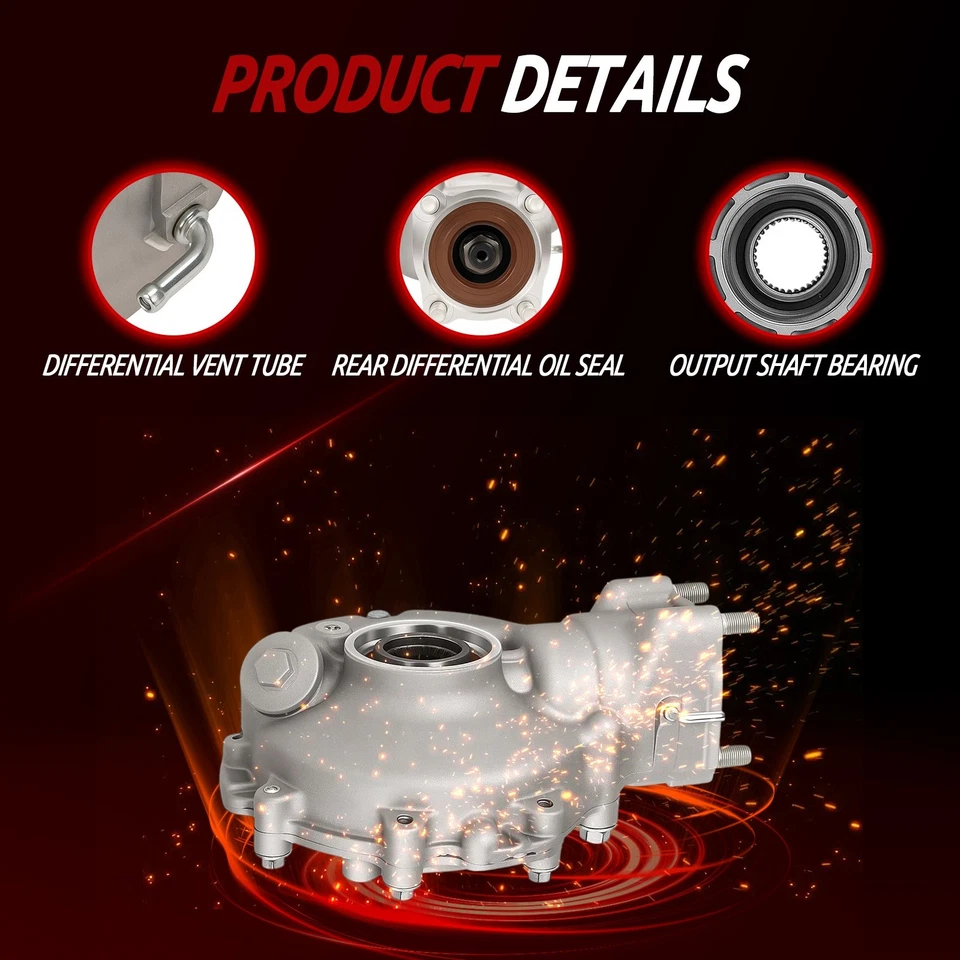 Complete Rear Differential Fits 1996-2000 H-onda T-RX 300FW F-ourtrax 300 4X4 - Image 3 of 4