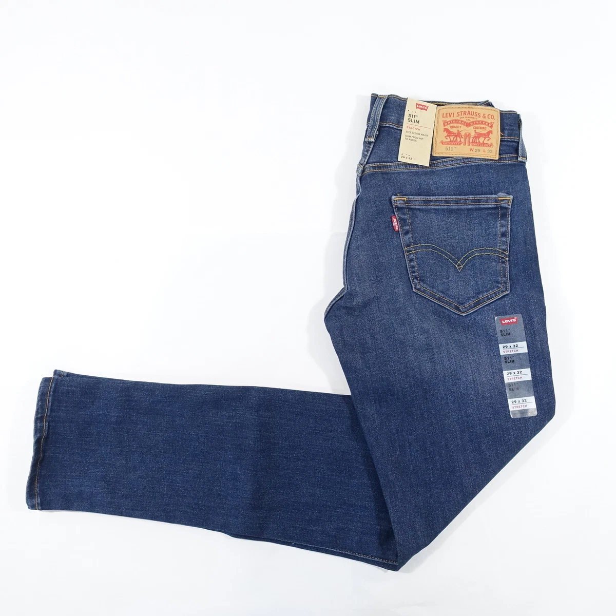 Levis elastic waist jeans mens deals
