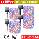 4X 100LED Solar Outdoor String Lights Solar Christmas Fairy Lights Garden Decor