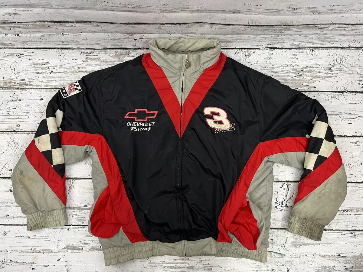 VTG Nutmeg Mills Dale Earnhardt Intimidator Chevrolet Racing Full Zip Jacket - L