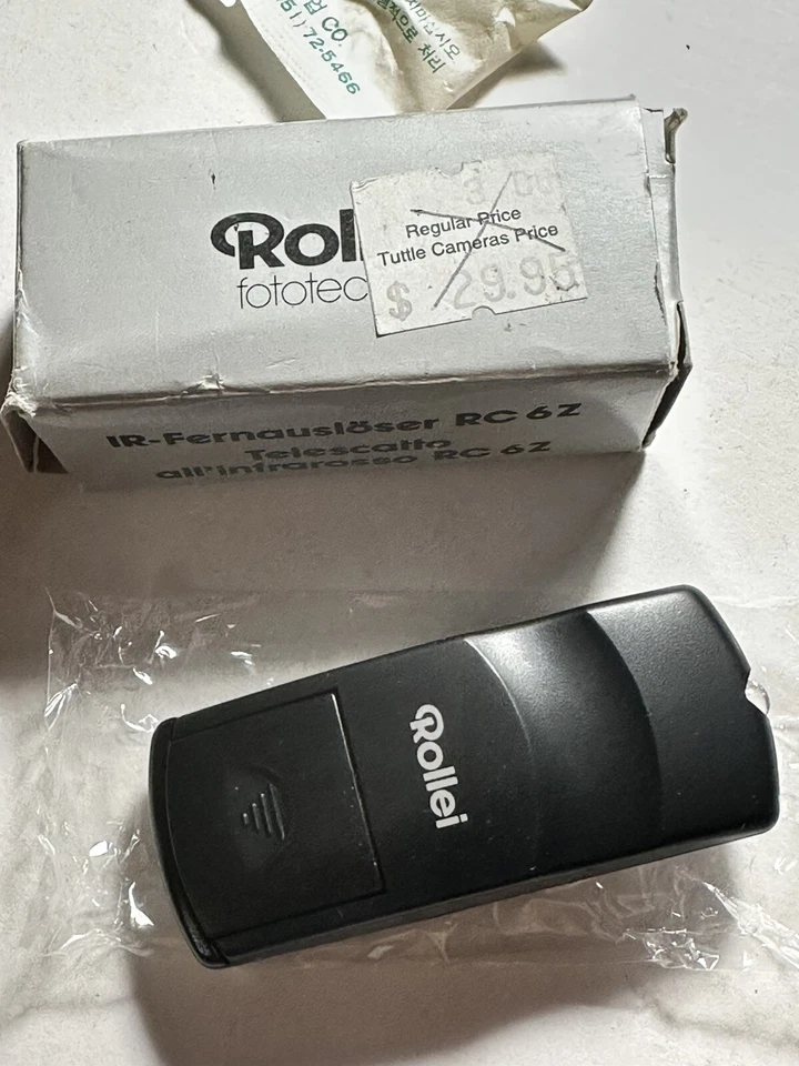 Rollei Remote Release Ir RC 6Z Remote Control Boxed New Old Stock - Image 2 of 4