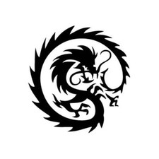 Dragon Fire - Vinyl Decal Sticker for Wall, Car, iPhone, iPad, Laptop, Bike