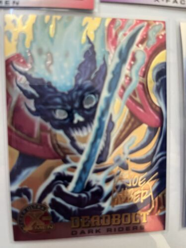 1995 Fleer Ultra X-Men Chromium - complete 99 Card gold signature Set - Picture 5 of 6