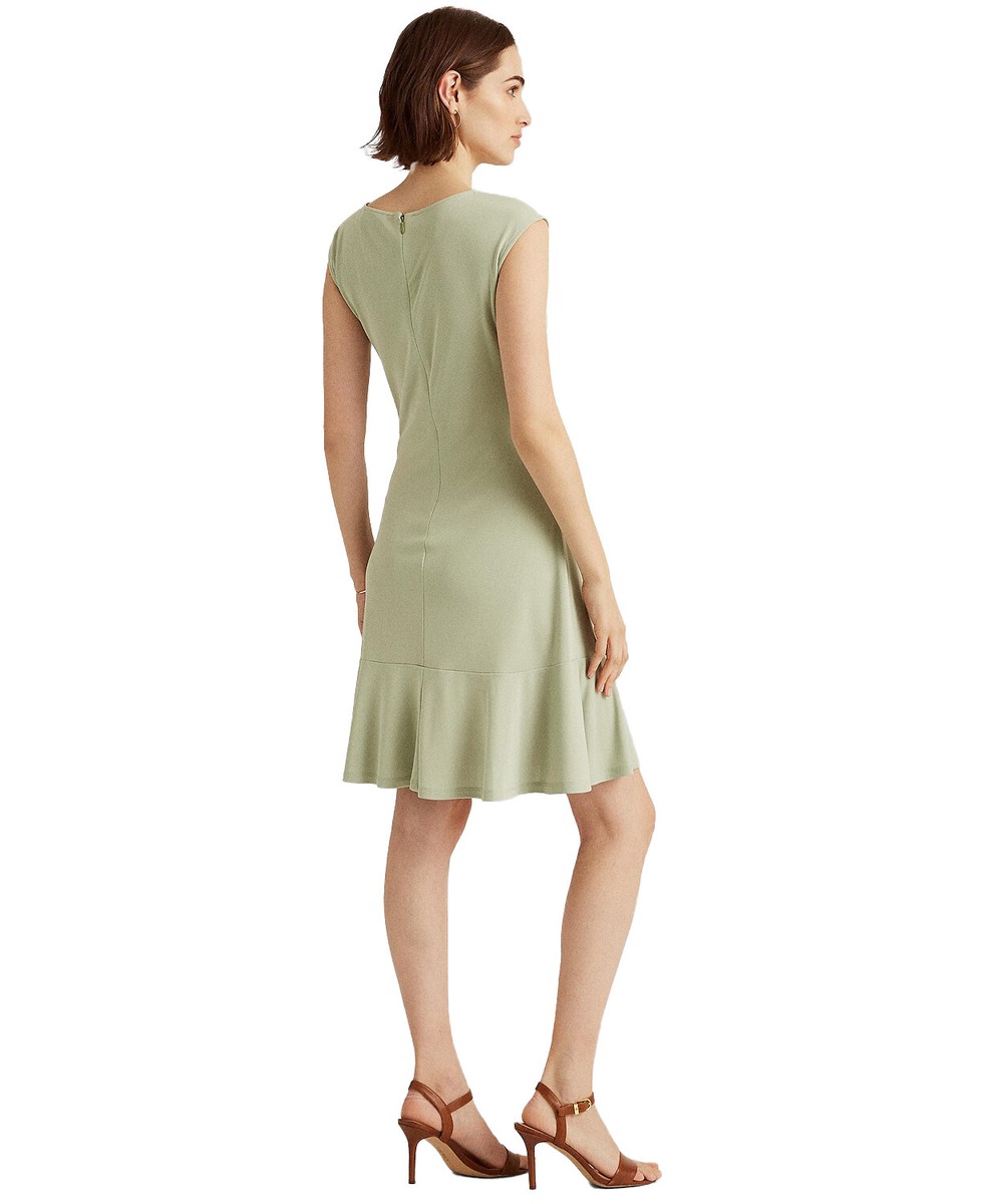 ralph lauren green jersey dress Lauren Ralph Lauren Jersey Off-the-Shoulder Gown main image 0