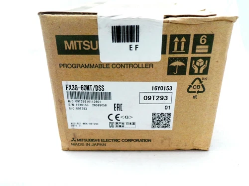 1PC Mitsubishi FX3G-60MT/DSS New PLC Module In Box DHL Shipping - Picture 2 of 2