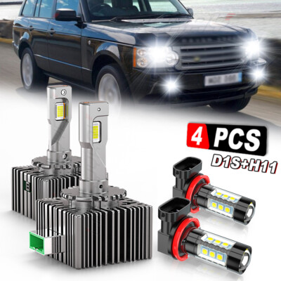 For Land Rover Range Rover 2006 2007 2008 D1S+H11 LED Headlight Hi