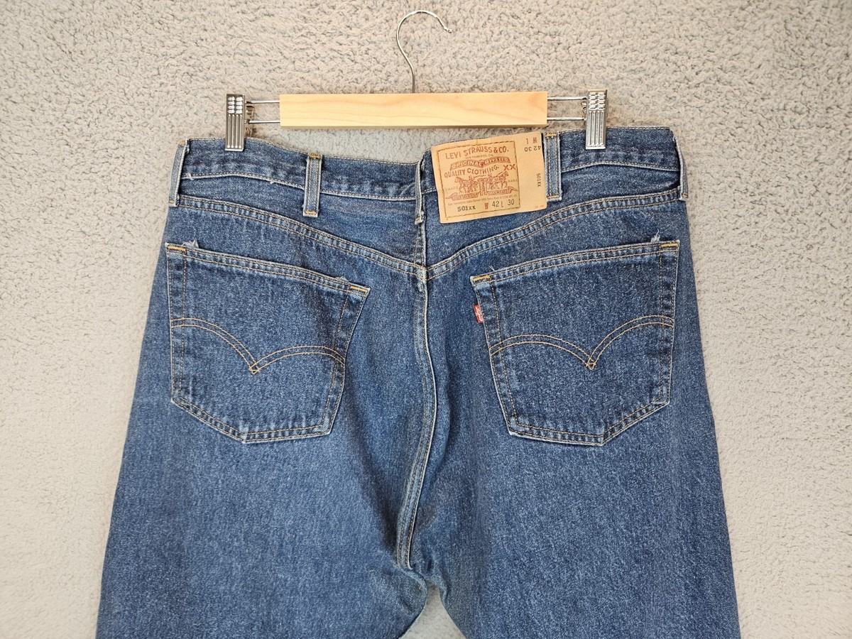 パンツ Made in USA 1990's Levi's 501 xx denim Made in USA Vintage 90s Levi's 501 XX Denim Pants in BL, 34
