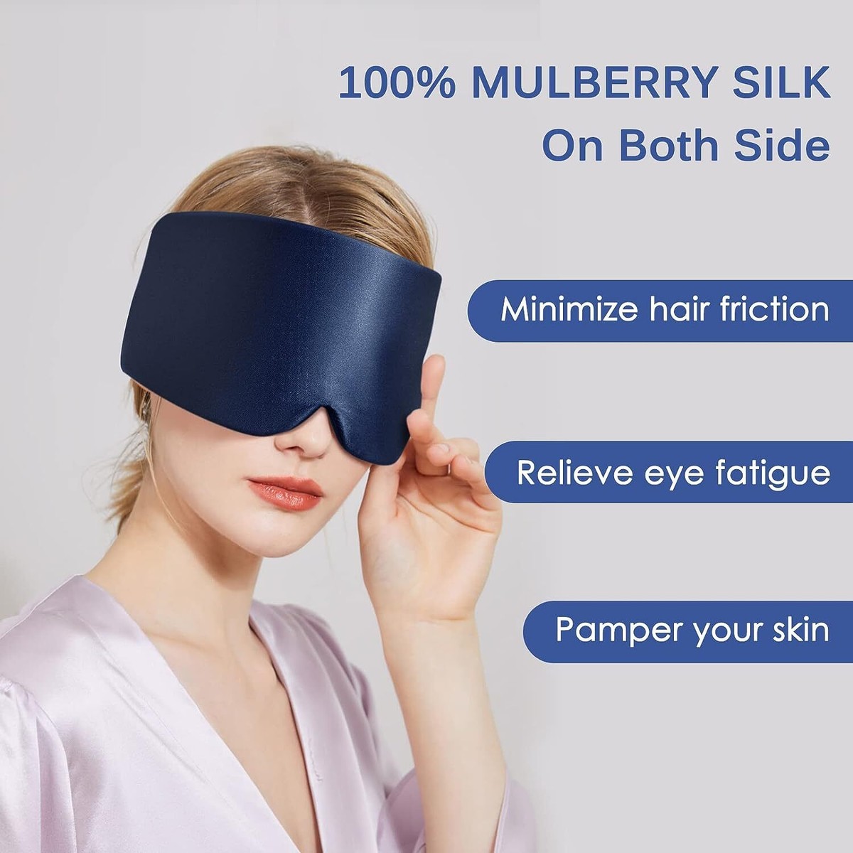 Olesilk Sleep Mask Silk Eye Mask & Blindfold 100% Mulberry Silk Filling –  OLESILK