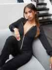 NWT Savage X Fenty Sleep  Shine Hooded One Piece Black Caviar XS romper onzie