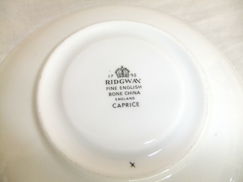 Ridgway Queen Anne - Caprice - vintage bone china tableware, stamps vary 2E5C # - Picture 3 of 15