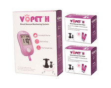 VQ PET H Blood Glucose Monitoring System for Pet Use Starter KIT With 100 T