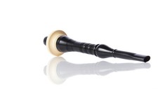 Original Big Bore Blowpipe Imitation Ivory Mount - Ayrshire Bagpipes Company