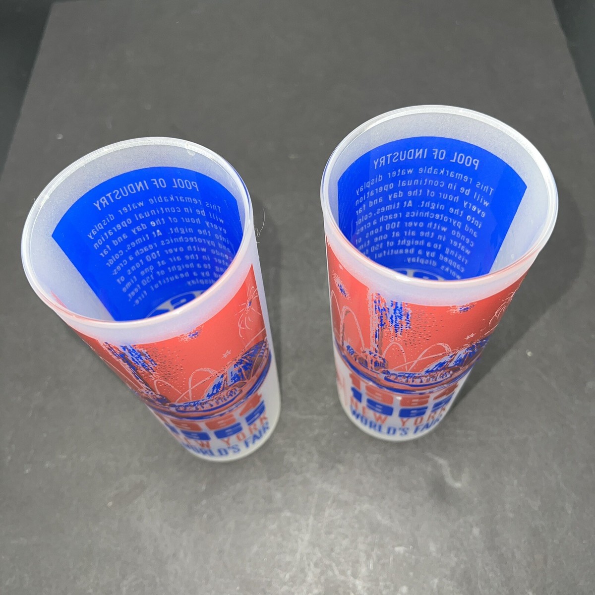World's Fair, 1964-1965 New York Glass Tumbler,  Pool Of Industry  | eBay