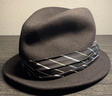 Authentic SCALA Classico 100 Wool Hat Size Medium Brown Excellent Condition