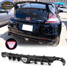 Fits 12-14 Chrysler 300 SRT Rear Diffuser Lip Lower Valance with Clear LED Light