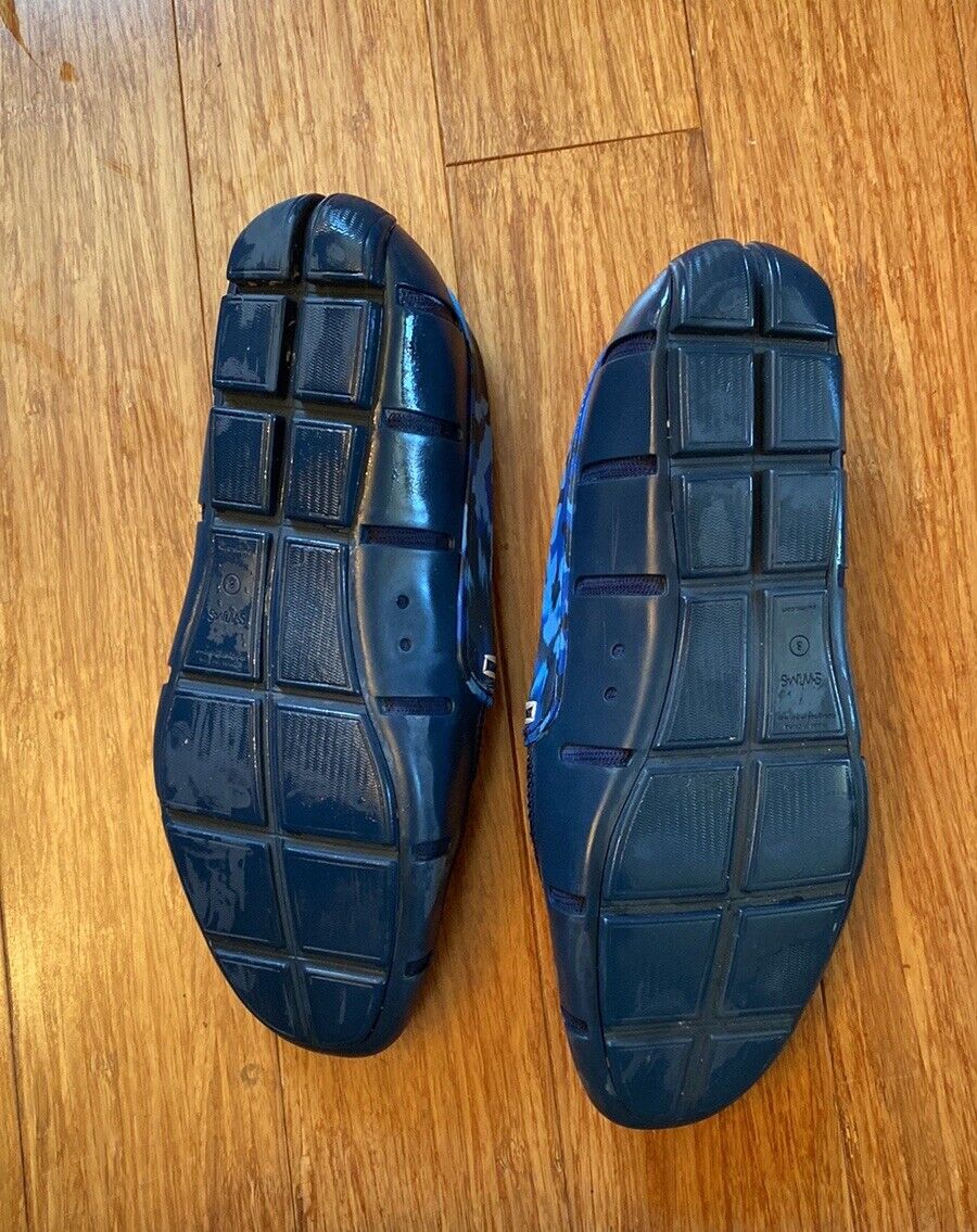 Swims Mens Blue Penny Loafers Men's size 8  Drive… - image 4