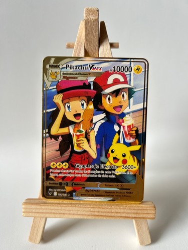Pokemon Solid Metal Gold Pikachu Charizard Mewtwo & More Cards Rare EX VMAX GX V - Picture 9 of 38