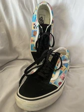 VANS Old Skool Loteria Patchwork Sneakers Lace Up Mens Size 8.5, Womens 10.0