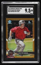 2018 Bowman Chrome Prospects Gold Refractor 34/50 Daulton Varsho SGC 9.5 0qe4
