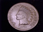 1874 Indian Head Cent,  Good Grade.