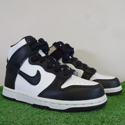 Nike Turnschuhe Größe 12 Kinder Dunk High Black Panda High Top Basketballschuhe