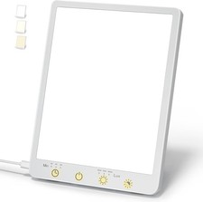 Light Therapy Lamp - 10000 Lux 3 Color Temperature Wall Mountable